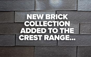 Salt Glaze brick collection added to the Crest range.